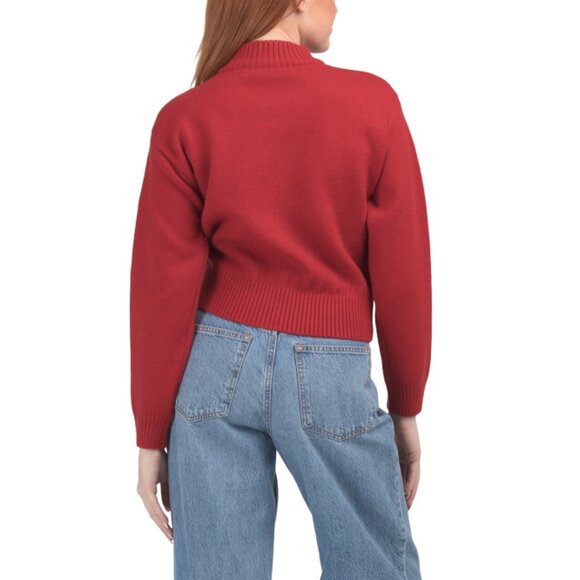 ENDLESS ROSE Red Teddy Bear Knit Sweater - Picture 2 of 2